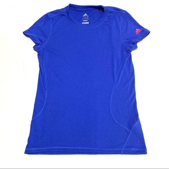 Adidas Climate Blue Workout Shirt (size medium) - Picture 1 of 8